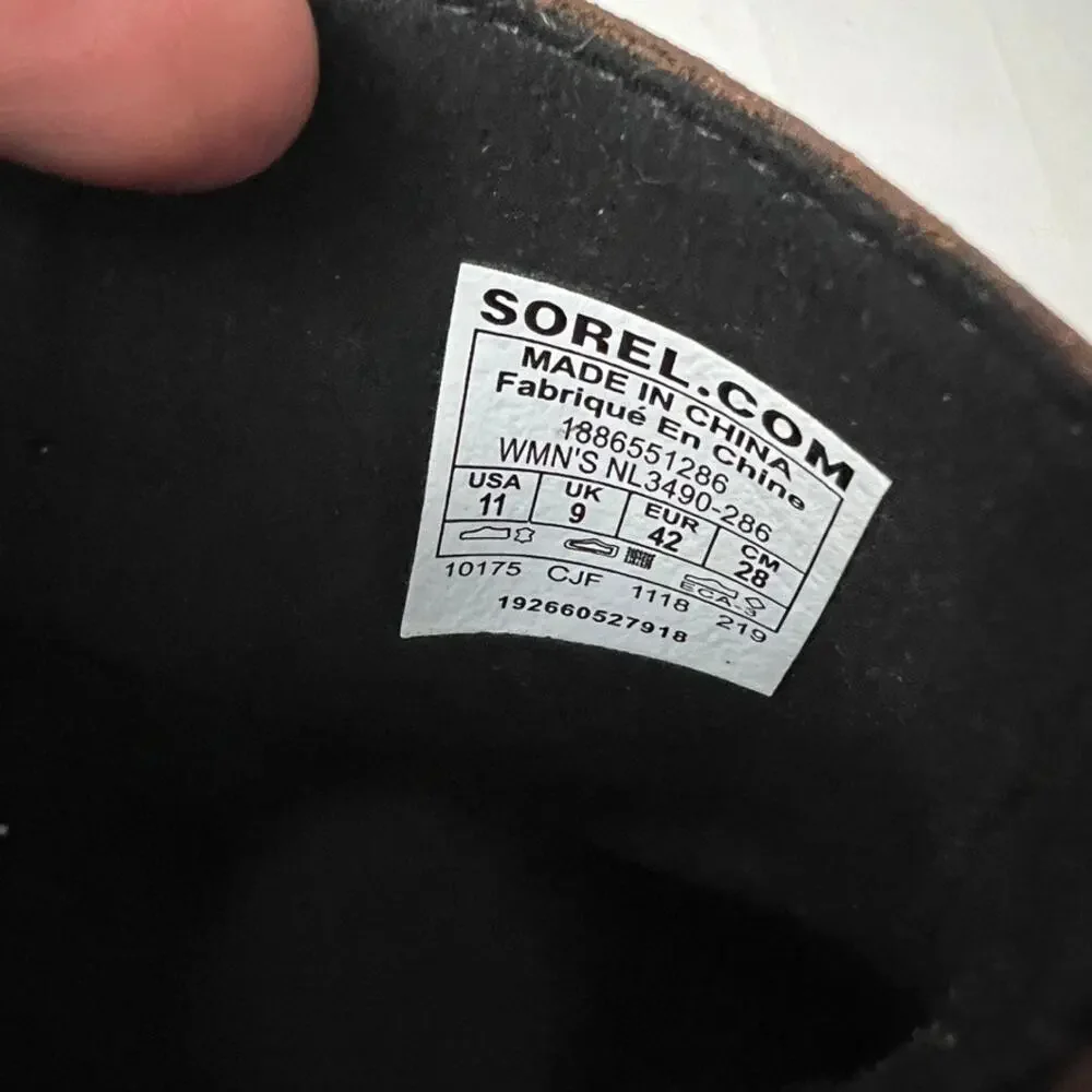 Sorel Women's Joan of‎ Arctic Wedge II Buckle Boots Women Size 11